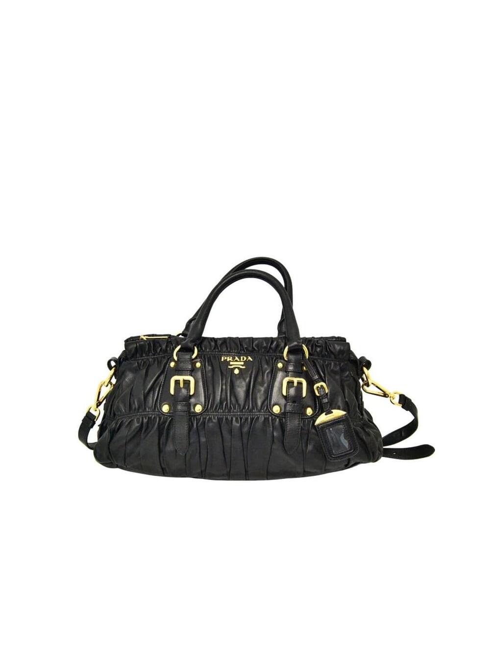 Prada Leather Gaufré Two-Way Bag #376243P60B